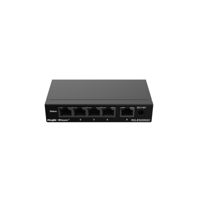 อุปกรณ์เน็ตเวิร์ค, Network, Switch, Reyee, Ruijie, 5-Port, RG-ES205GC-P