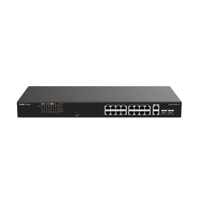 อุปกรณ์เน็ตเวิร์ค, Network, Rayee, Ruijie, Switch, 16-Port, RG-ES118FGS-LP