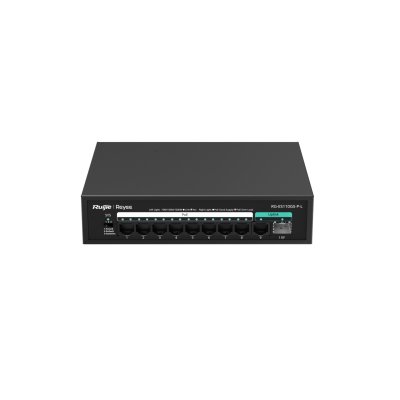อุปกรณ์เน็ตเวิร์ค, Network, Switch, Unmanaged PoE Switch, Ruijie, Reyee, Reyee RG-ES110GS-P-L, RG-ES110GS-P-L