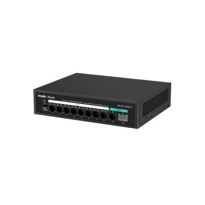 อุปกรณ์เน็ตเวิร์ค, Network, Switch, Unmanaged PoE Switch, Ruijie, Reyee, Reyee RG-ES110GS-P-L, RG-ES110GS-P-L