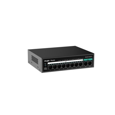 อุปกรณ์เน็ตเวิร์ค, Network, Switch, Unmanaged PoE Switch, Ruijie, Reyee, Reyee RG-ES110FG-P, RG-ES110FG-P