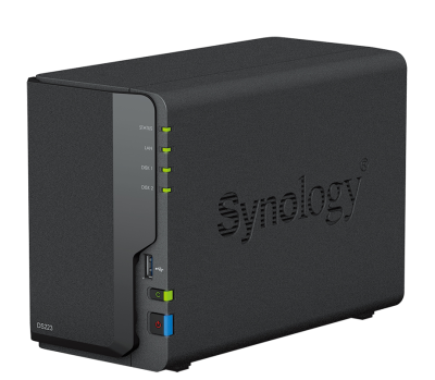 อุปกรณ์เก็บข้อมูลบนเครือข่าย, Network Attached Storage, NAS, Synology, DiskStation, DS223