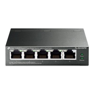 อุปกรณ์เน็ตเวิร์ค, Network, Switch, TP-Link, Easy Smart Switch, L2+ Managed POE Switch, TP-Link TL-SG105PE, TL-SG105PE