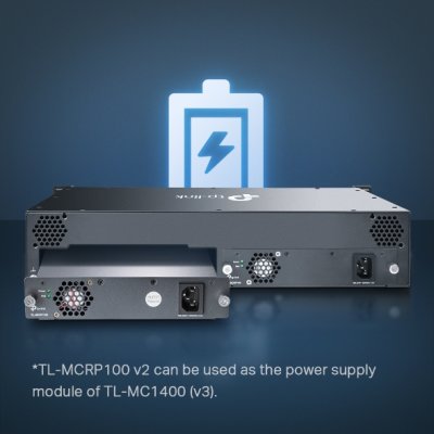 อุปกรณ์เน็ตเวิร์ค, Network, ตู้แร็ค, TP-LINK, TP-Link MC1400, MC1400, Rackmount, AB31235