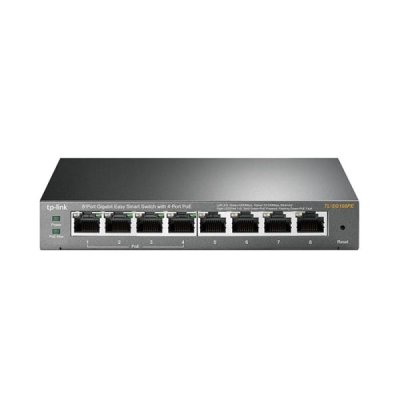 อุปกรณ์เน็ตเวิร์ค, Network, Switch, TP-Link, Easy Smart Switch, L2+ Managed POE Switch, TP-Link TL-SG108PE, TL-SG108PE