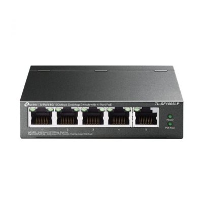 อุปกรณ์เน็ตเวิร์ค, Network, Switch, TP-Link, Unmanaged Switch, 10/100M POE Switch, TP-Link TL-SF1005LP, TL-SF1005LP