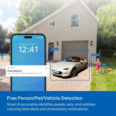 กล้องวงจรปิด, Camera, Smart Camera, Battery, TP-Link, TP-Link Tapo C460 Kit, Tapo C460 Kit
