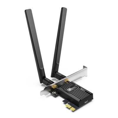 อุปกรณ์เน็ตเวิร์ค, Network, การ์ดไวไฟ, PCIe Adapter, TP-LINK, TP-LINK Archer TX55E, Archer TX55E, AX3000 Dual Band Wi-Fi 6 Bluetooth, AT0A711