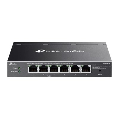 อุปกรณ์เน็ตเวิร์ค, Network, Easy Managed Switch, Switch, Omada, TP-LINK, TP-LINK ES206GP, ES206GP