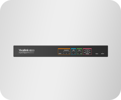 วีดีโอคอนเฟอเรนซ์, ไมโครโฟน, Video Conference, Speakerphone, Yealink, Yealink Dante Digital Signal Processor, Yealink AP08, AP08