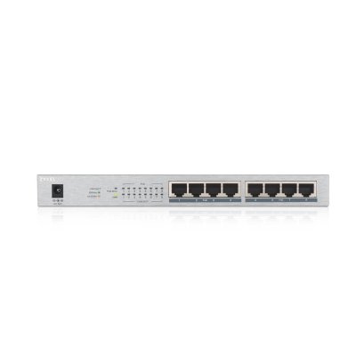 อุปกรณ์เน็ตเวิร์ค, Network, Zyxel, 8-Port, Unmanaged PoE Switch, GS1008HP