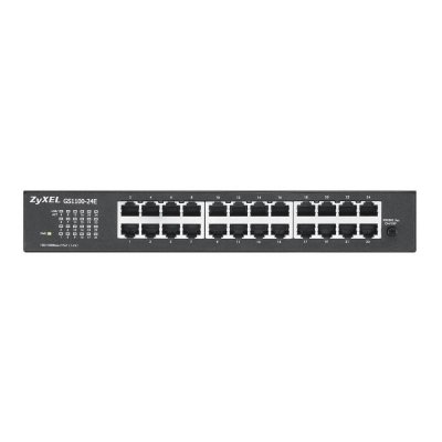 อุปกรณ์เน็ตเวิร์ค, Network, Zyxel, 24-port, Unmanaged Switch, Switch, GS1100-24E