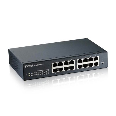 อุปกรณ์เน็ตเวิร์ค, Network, Zyxel, 16-port, Smart Managed Switch, GS1900-16