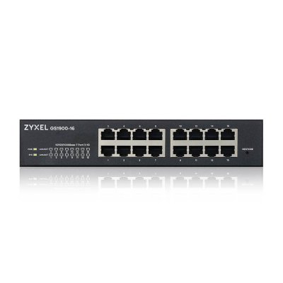 อุปกรณ์เน็ตเวิร์ค, Network, Zyxel, 16-port, Smart Managed Switch, GS1900-16