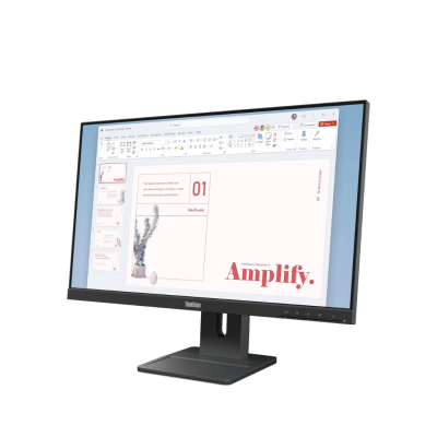มอนิเตอร์, Monitor, Lenovo, Lenovo ThinkVision E24-40, ThinkVision E24-40, 64BAMAR1TH