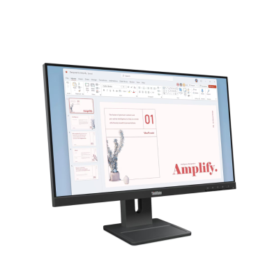 มอนิเตอร์, Monitor, Lenovo, Lenovo ThinkVision E24-40, ThinkVision E24-40, 64BAMAR1TH