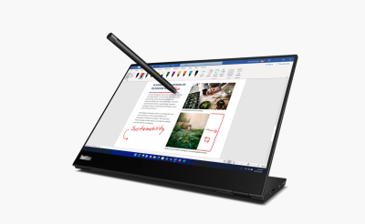 มอนิเตอร์, Monitor, Lenovo, Lenovo ThinkVision M14t G2	, 63FDUAR6WW