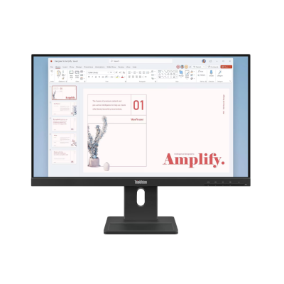 มอนิเตอร์, Monitor, Lenovo, Lenovo ThinkVision E24-40, ThinkVision E24-40, 64BAMAR1TH