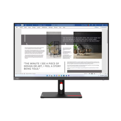 มอนิเตอร์, Monitor, Lenovo, Lenovo ThinkVision S27i-30, ThinkVision S27i-30, 63DFKAR4WW