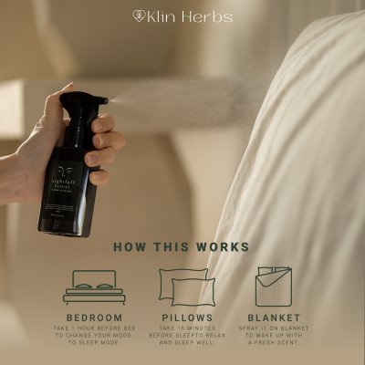 100ml สเปรย์ฉีดหมอน Nightfall Forest Calming Pillow Mist นวัตกรรมอโรม่าบำบัดปรับมู้ด นอนผ่อนคลาย หลับสบาย 100ml สเปรย์ฉีดหมอน Nightfall Forest Calming Pillow Mist นวัตกรรมอโรม่าบำบัดปรับมู้ด นอนผ่อนคลาย หลับสบาย