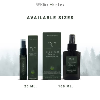 100ml สเปรย์ฉีดหมอน Nightfall Forest Calming Pillow Mist นวัตกรรมอโรม่าบำบัดปรับมู้ด นอนผ่อนคลาย หลับสบาย 100ml สเปรย์ฉีดหมอน Nightfall Forest Calming Pillow Mist นวัตกรรมอโรม่าบำบัดปรับมู้ด นอนผ่อนคลาย หลับสบาย