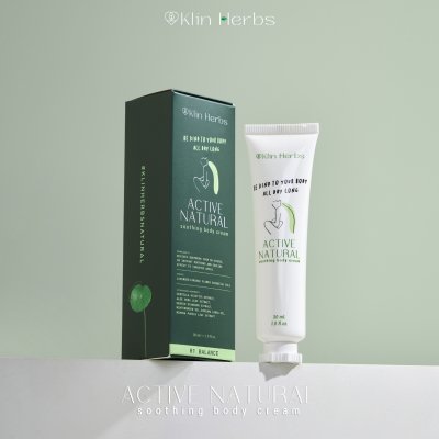 KLIN HERBS ACTIVE NATURAL SOOTHING BODY CREAM