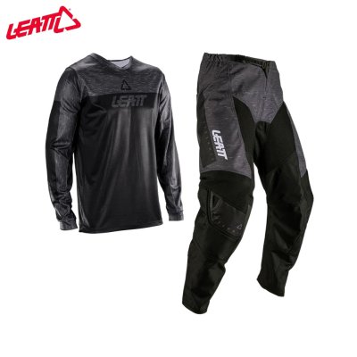 LEATT RIDE KIT MOTO 3.5 STEALTH BLACK/GREY