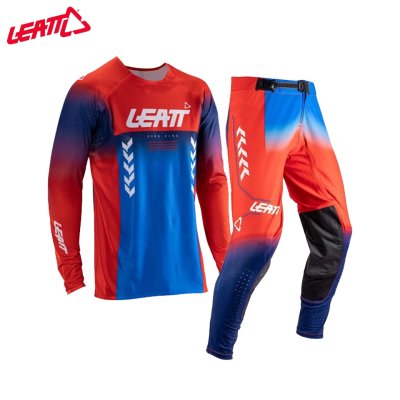 LEATT MOTO 5.5 I.K.S JERSEY&PANT ROYAL BLUE/RED V26