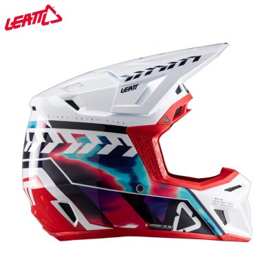 LEATT HELMET KIT MOTO 8.5 ROYAL BLUE/RED WITH 5.5 GOGGLE
