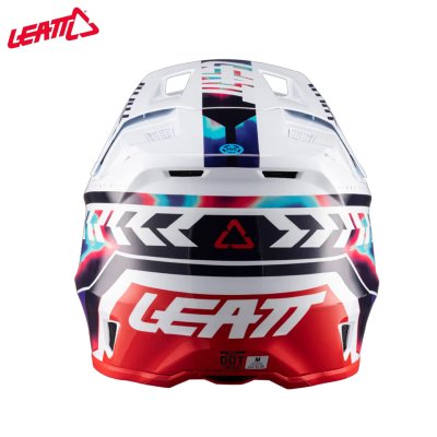 LEATT HELMET KIT MOTO 8.5 ROYAL BLUE/RED WITH 5.5 GOGGLE