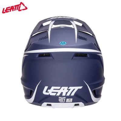 LEATT HELMET KIT MOTO 3.5 BLUE WITH 3.5 GOGGLE LEATT HELMET KIT MOTO 3.5 BLUE WITH 3.5 GOGGLE