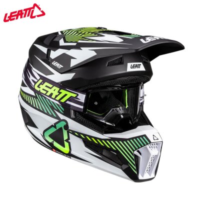 LEATT HELMET KIT MOTO 3.5 STORM TEAL WITH 3.5 GOGGLE