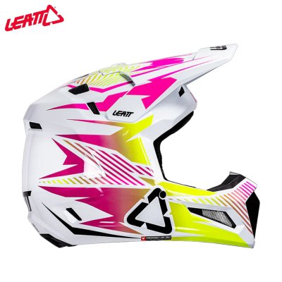 LEATT HELMET KIT MOTO 3.5 STORM PINK WITH 3.5 GOGGLE