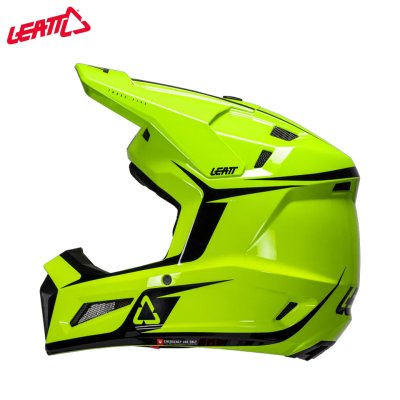LEATT HELMET KIT MOTO 3.5 NEON YELLOW WITH 3.5 GOGGLE