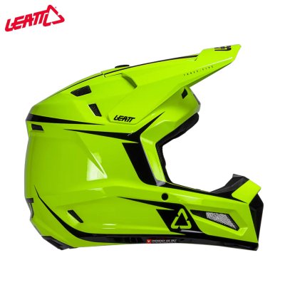 LEATT HELMET KIT MOTO 3.5 NEON YELLOW WITH 3.5 GOGGLE