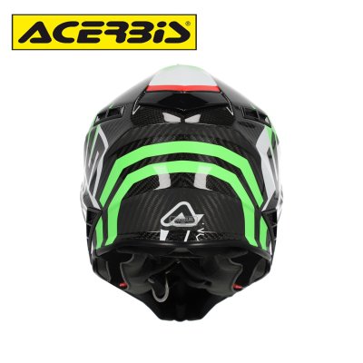 ACERBIS STEEL CARBON 22-06 HELMET GREEN/RED