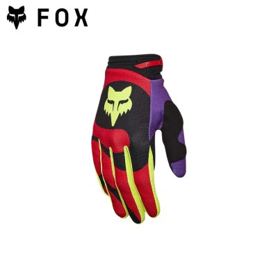 FOX 180 EMOTION GLOVE FLUORESCENT RED