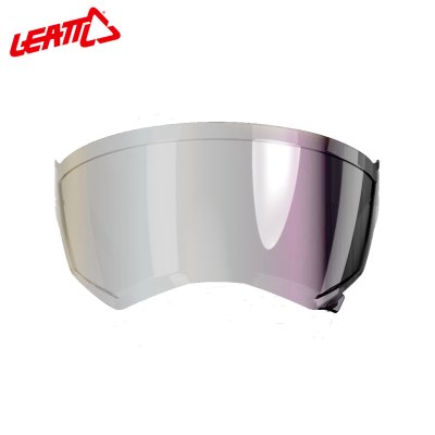 LEATT SHIELD ADV 8.5/9.5 PINLOCK READY IRIZ SILVER