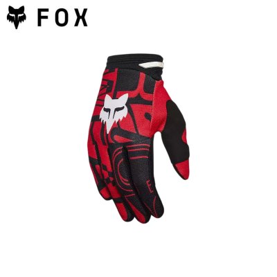 FOX 180 RACE SPEC GLOVE FLUORESCENT RED