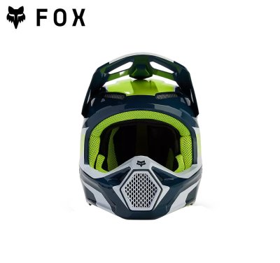 FOX V1 FLORA HELMET DARK INDIGO BLUE