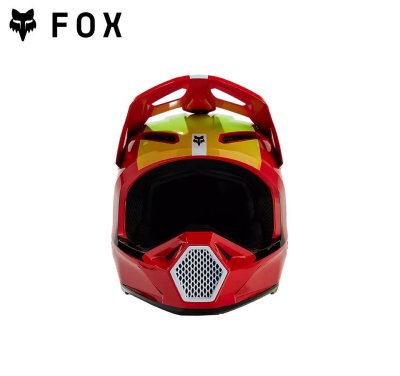 FOX V1 BALLAST HELMET FLUORESCENT RED