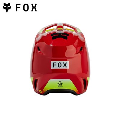 FOX V1 BALLAST HELMET FLUORESCENT RED