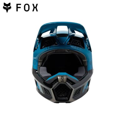 FOX V3 RS RYAKTR HELMET, ECE MAUI BLUE