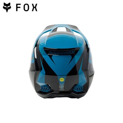 FOX V3 RS RYAKTR HELMET, ECE MAUI BLUE