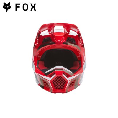 FOX V3 RS MIRER HELMET, ECE  FLUORESCENT RED