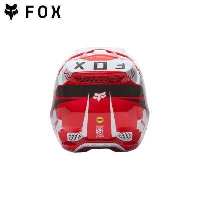 FOX V3 RS MIRER HELMET, ECE  FLUORESCENT RED