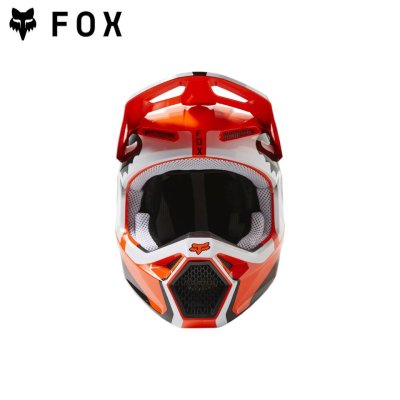 FOX V1 LEED HELMET, DOT/ECE   FLUORESCENT  ORANGE