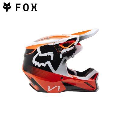 FOX V1 LEED HELMET, DOT/ECE   FLUORESCENT  ORANGE