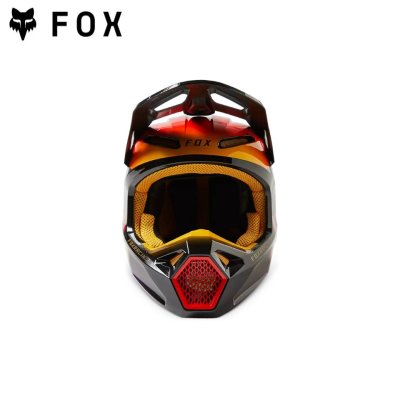 FOX V1 TOXSYK HELMET, DOT/ECE   BLACK