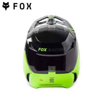 FOX V1 XPOZR HELMET, DOT/ECE   BLACK/GREY